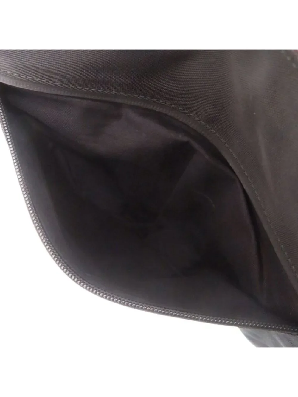 Balenciaga Logo Nylon Black Pouch Clutch